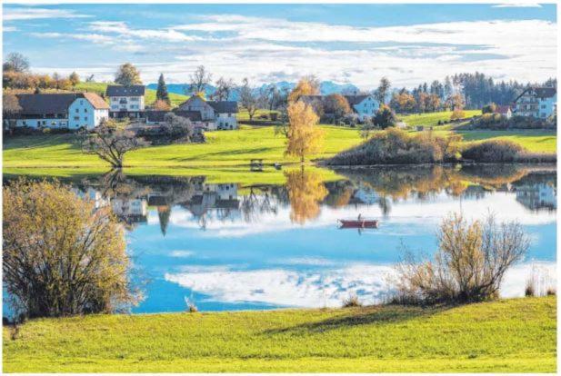 Gaestehaus Am Muttelsee Hotel Tettnang Buitenkant foto